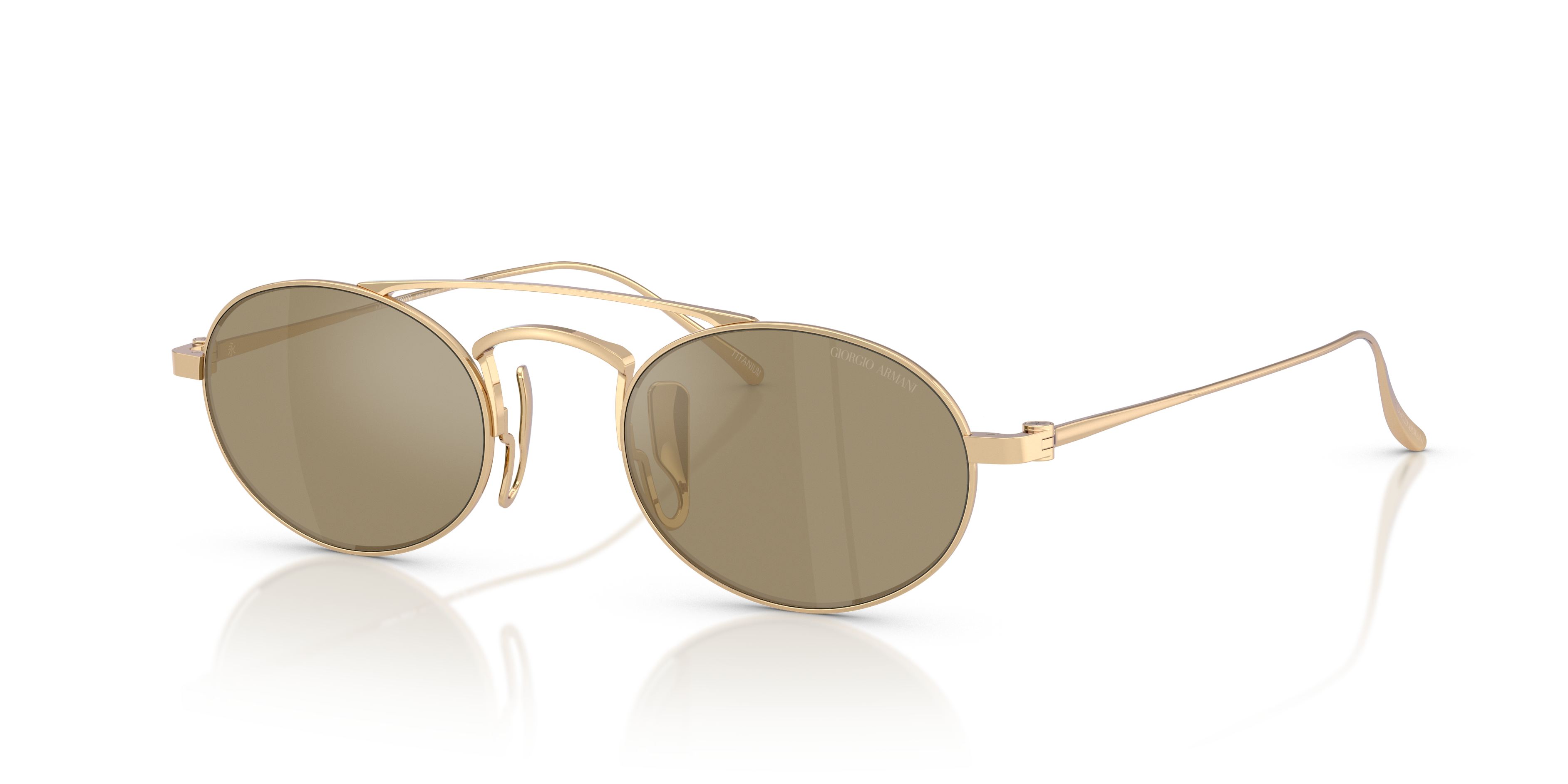 Giorgio Armani AR6161T M (49 - 21) with Yellow lenses and Gold