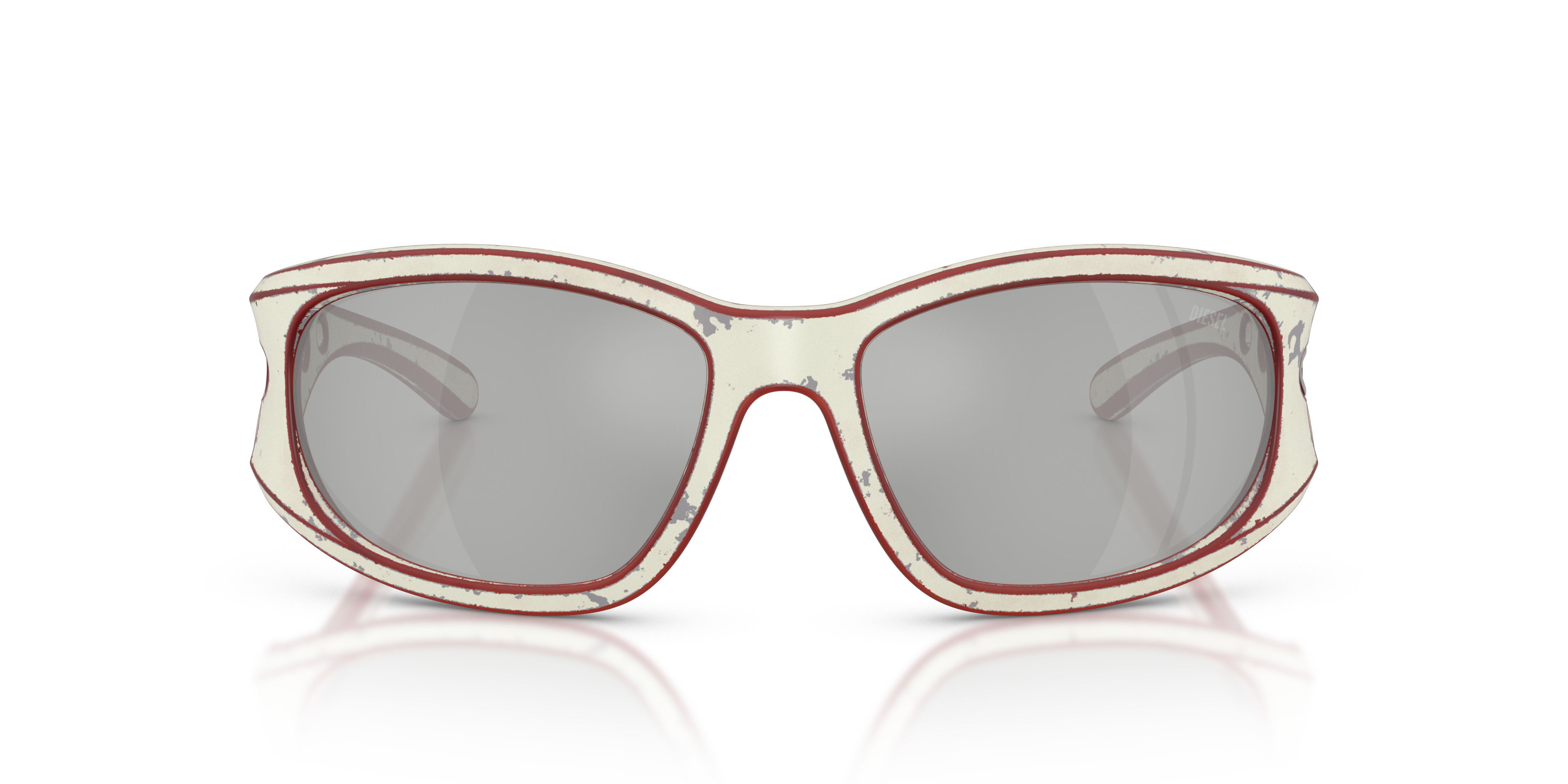 Diesel DL3012U L (61 - 18) with Silver lenses and White frame