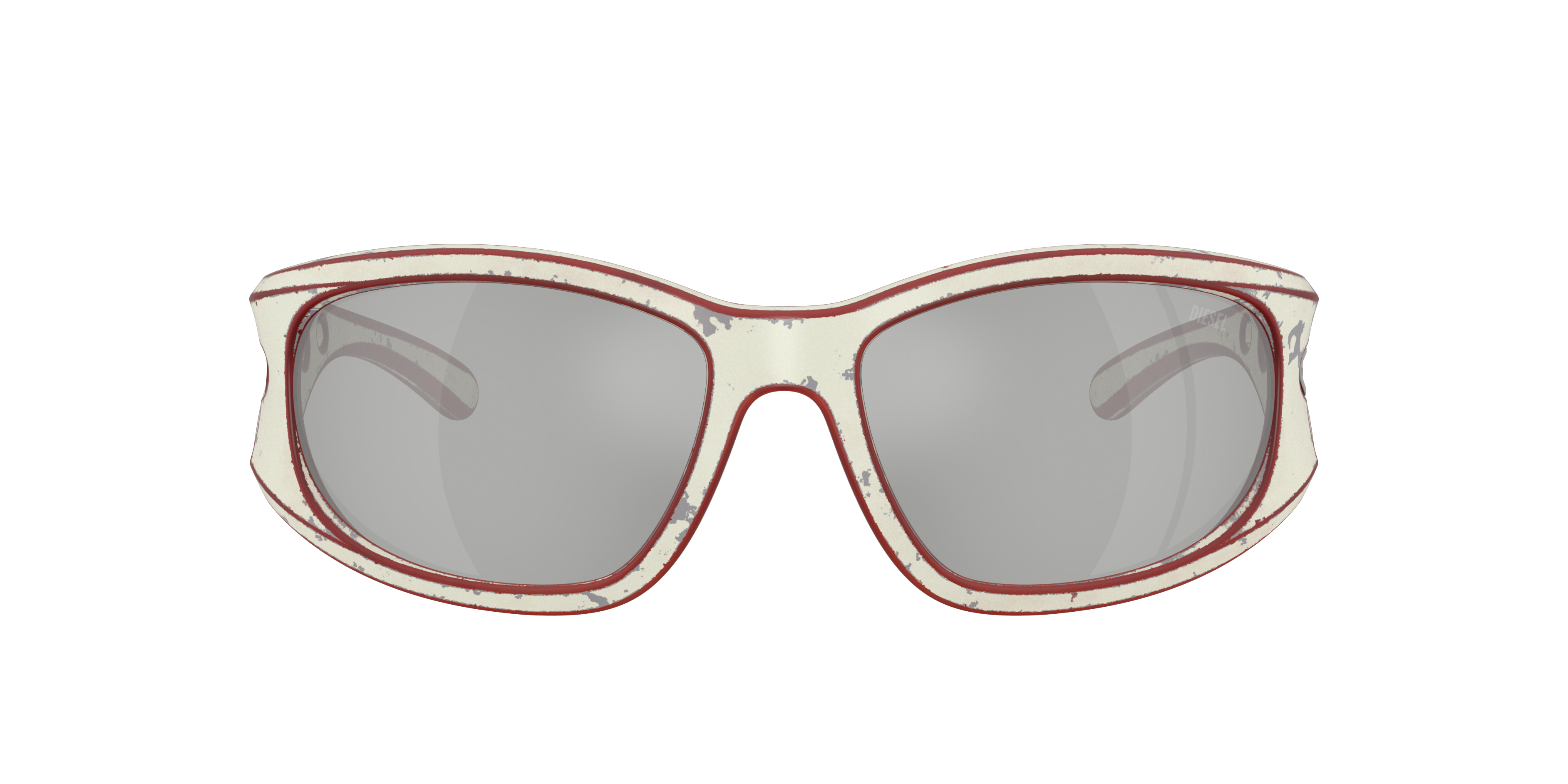Diesel DL3012U L (61 - 18) with Silver lenses and White frame