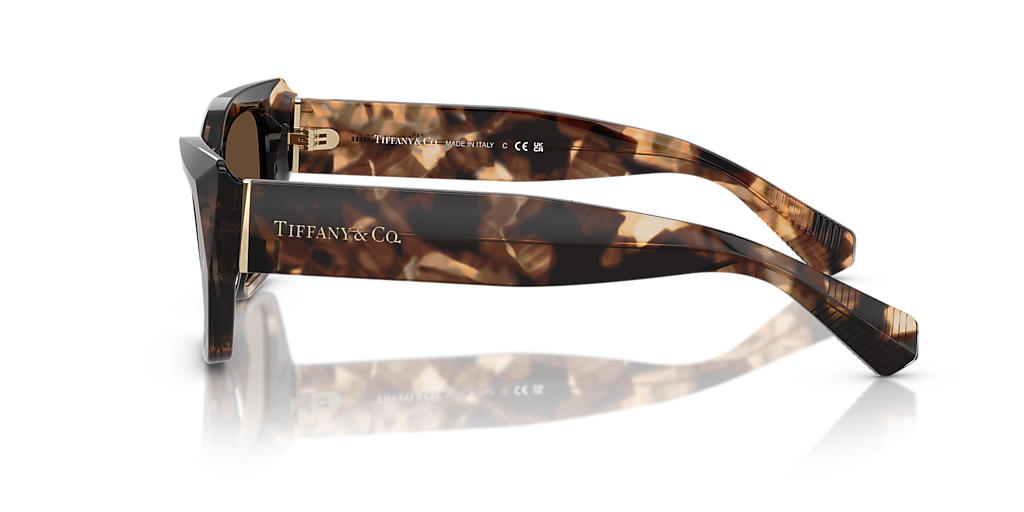 Tiffany & Co. ブラウンキャットアイサングラス Tiffany™ TF4230 Cat-Eye Sunglasses | EyeOns.com