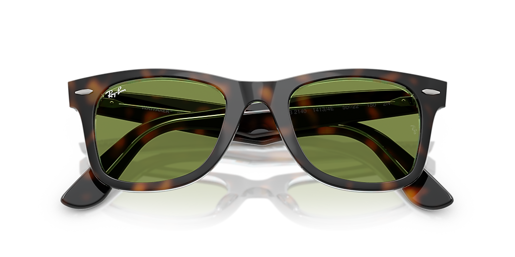 Ray-Ban RB2140 Original Wayfarer Classic L (50 - 22) with Green