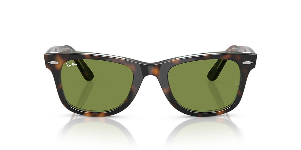 Ray-Ban RB2140 Original Wayfarer Classic L (50 - 22) with Green