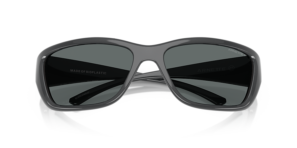 ARNETTE AN4353 Bubblewrap Black - Men Sunglasses, Dark Grey Lens