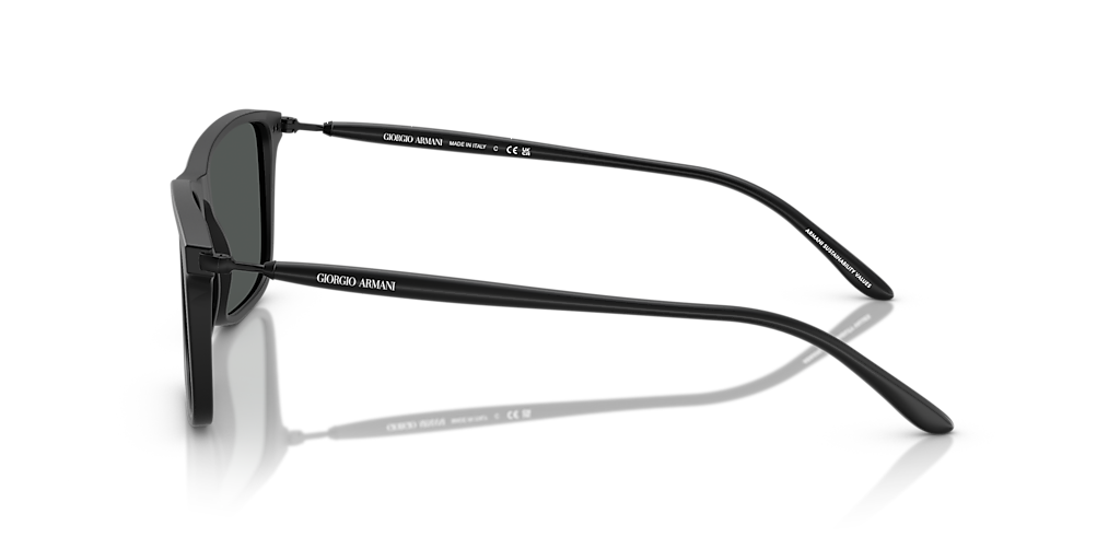 Giorgio Armani AR8218 XXL (56 - 17) with Grey lenses and Black