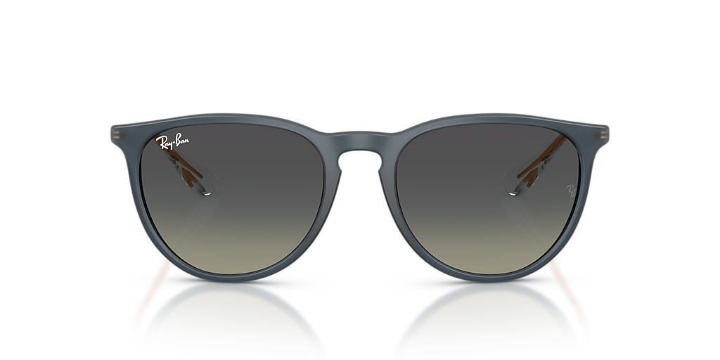 Ray-Ban Erika Classic M (54 - 18) with Grey lenses and Blue frame