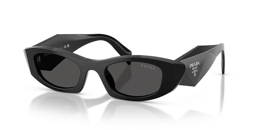 Prada PR B16S S (50 - 21) with Grey lenses and Black frame