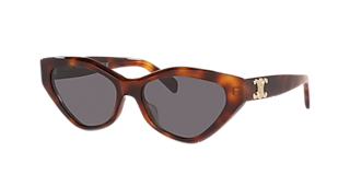 Celine CL40193I S (53 - 21) with Grey lenses and Tortoise frame