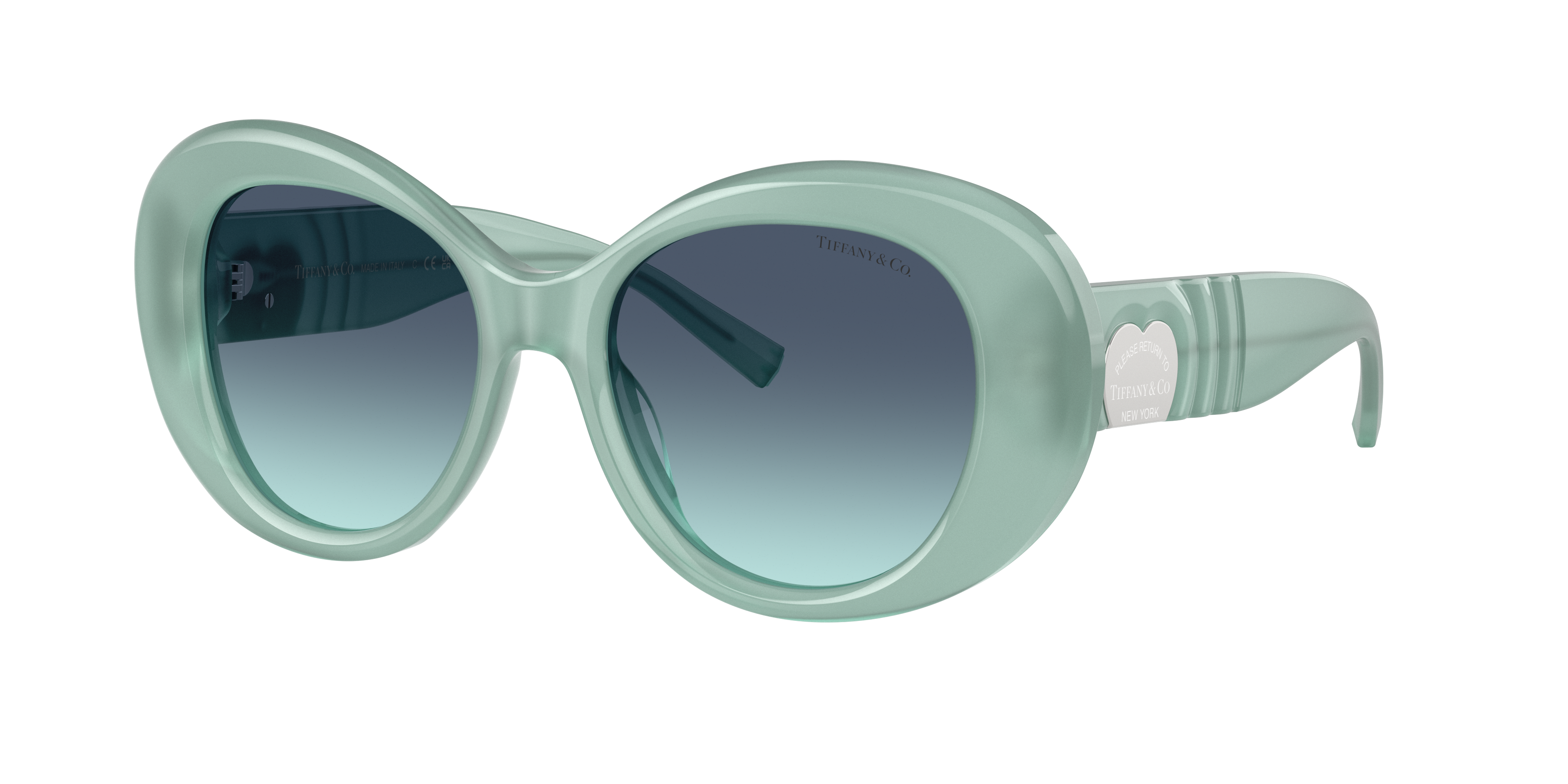 Tiffany & Co. Woman Sunglass TF4228 -  Frame color: Light Blue Opal, Lens color: Azure Gradient Blue