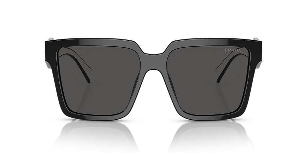Prada PR 24ZSF L (57 - 14) with Grey lenses and Black frame
