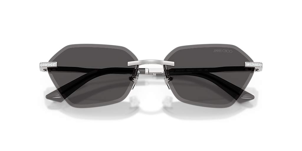 Jimmy Choo JC4022J L (58 - 15) with Grey lenses and Silver frame