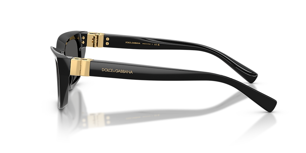 Dolce&Gabbana DG4532 S (53 - 18) with Grey lenses and Black frame