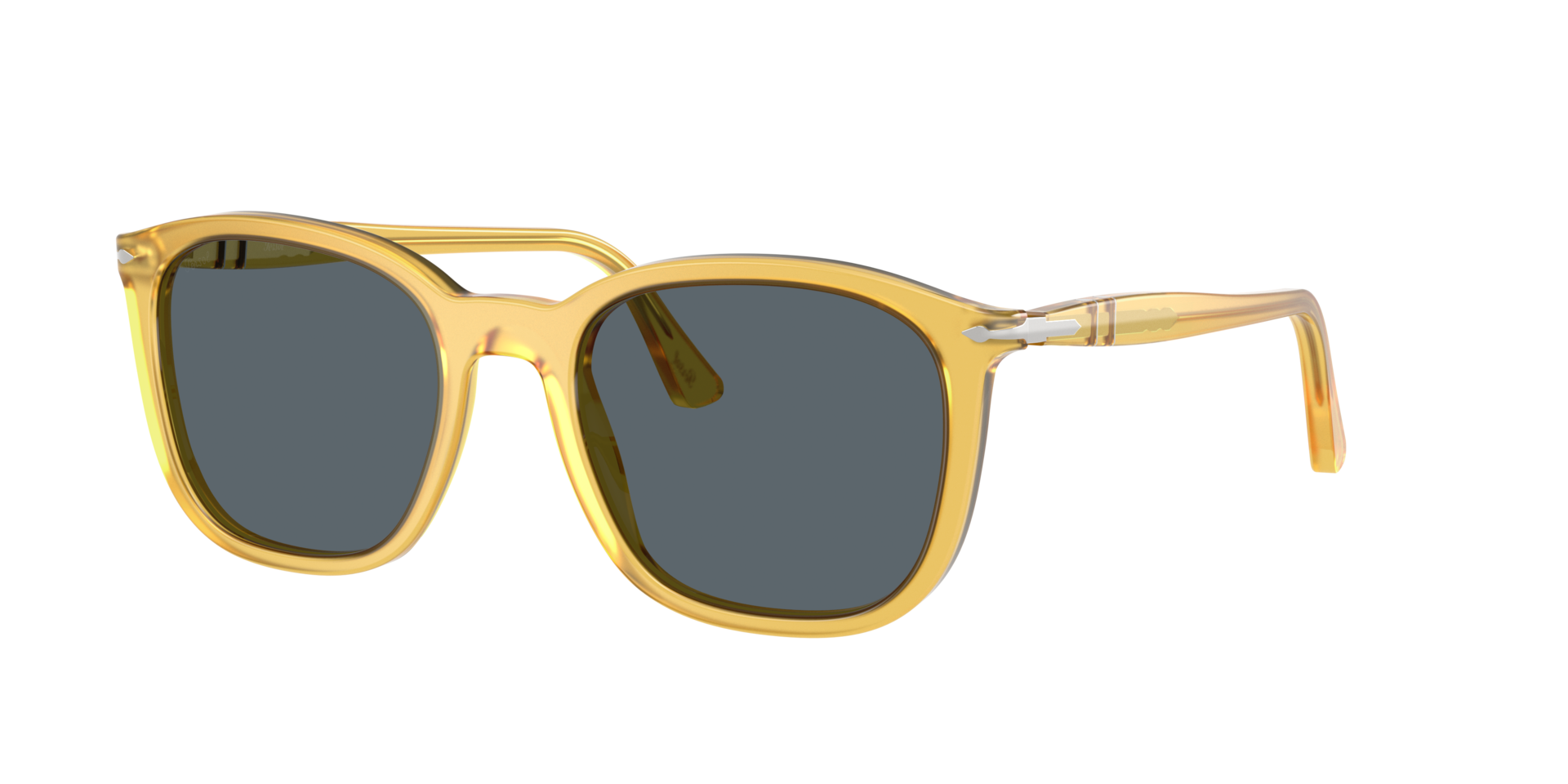 Persol Unisex Sunglass PO3355S -  Frame color: Miele, Lens color: Blue