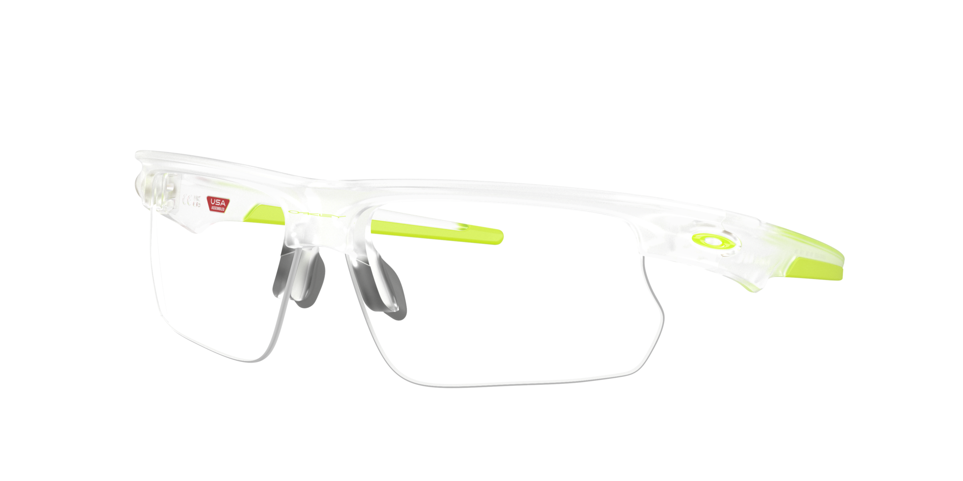 Oakley Unisex Sunglass OO9400 Bisphaera™ Court Collection -  Frame color: Matte Clear, Lens color: Clear