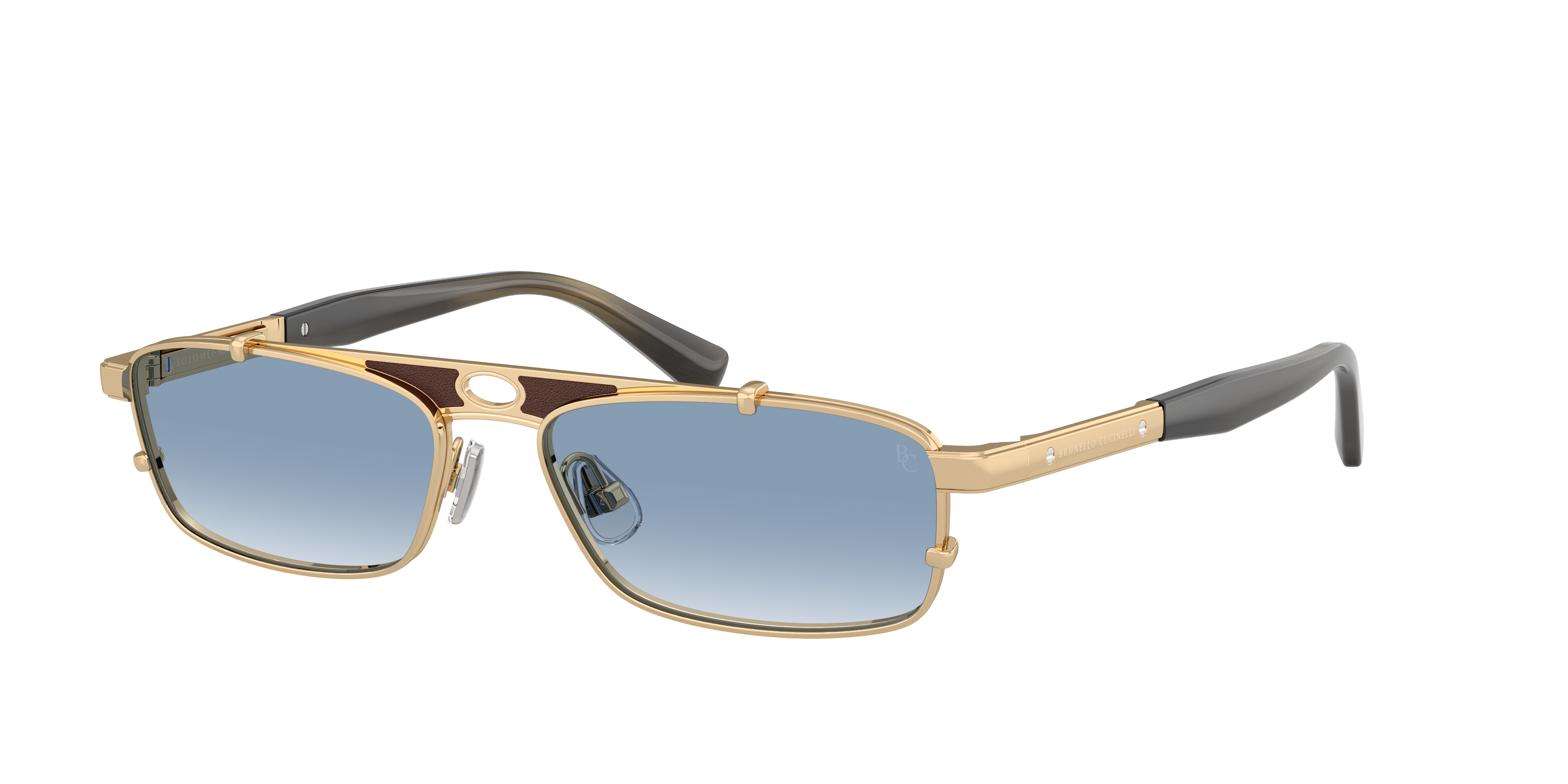 Brunello Cucinelli Unisex Sunglasses Bc2010st Paloma In Blue