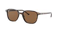 RAY-BAN RB2193 Leonard Black - Unisex Sunglasses, G-15 Green Lens