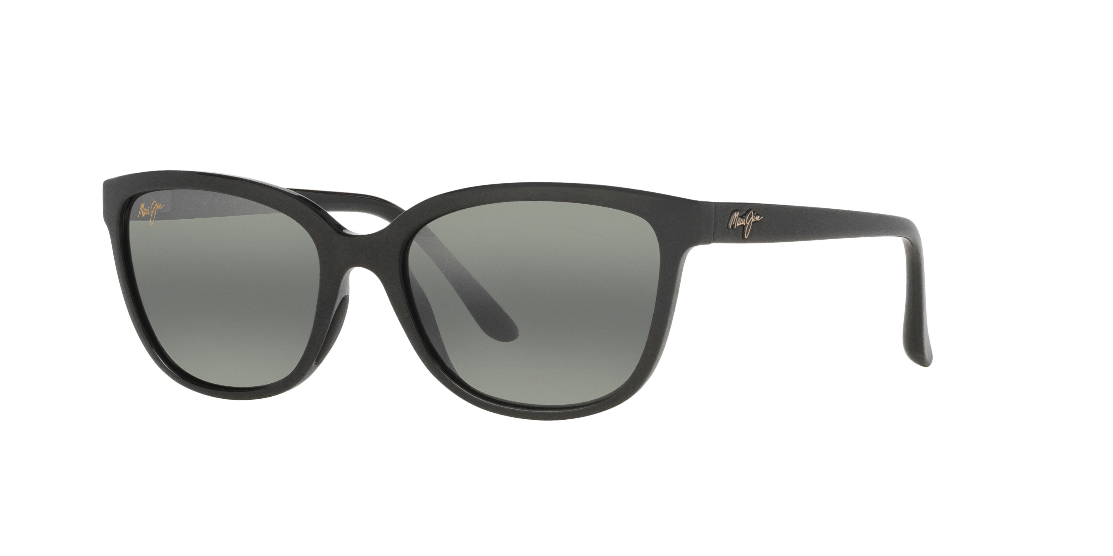 サングラス Maui Jim Maui Jim - HONI - grey honi shiny black Maui Jim Honi Sunglasses Grey Tort/Neutral Grey Polarised