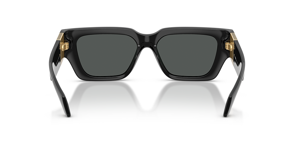 Versace VE4497U M (53 - 15) with Grey lenses and Black frame  display picture 1