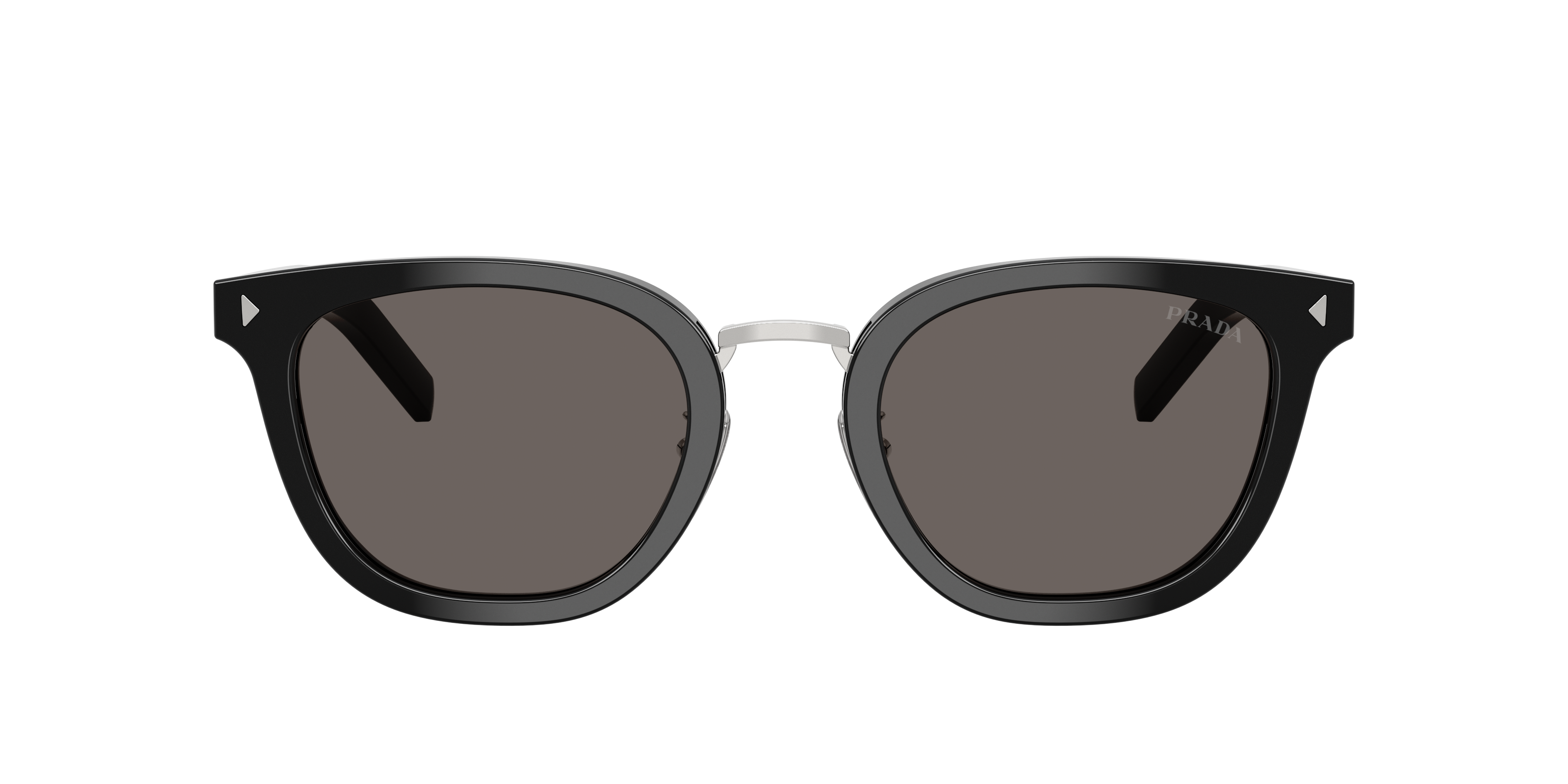 Prada PR C01SD L (52 - 23) with Grey lenses and Black frame
