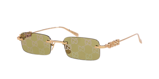 Gucci GG0341S M (56 - 17) with Grey lenses and Black frame