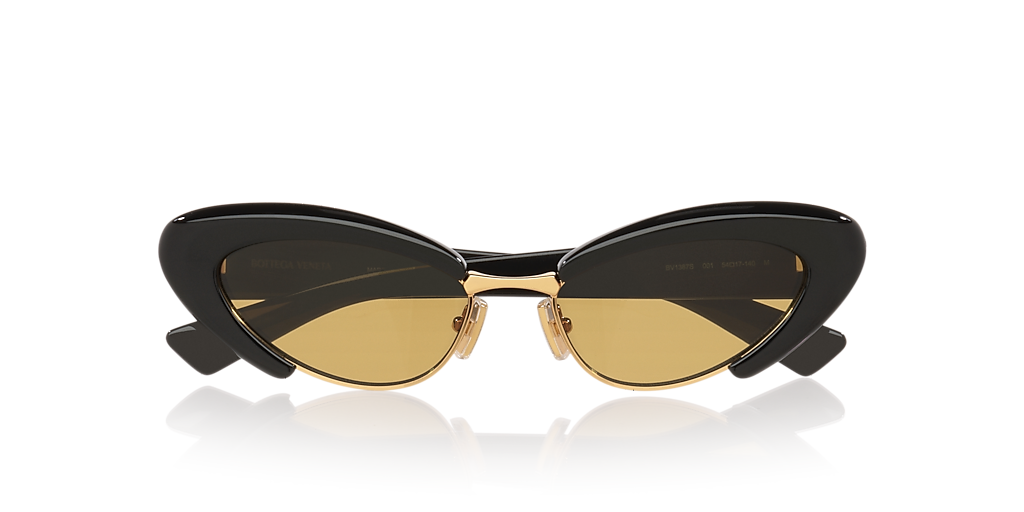 Bottega Veneta BV1387S S (54 - 17) with Yellow lenses and Black