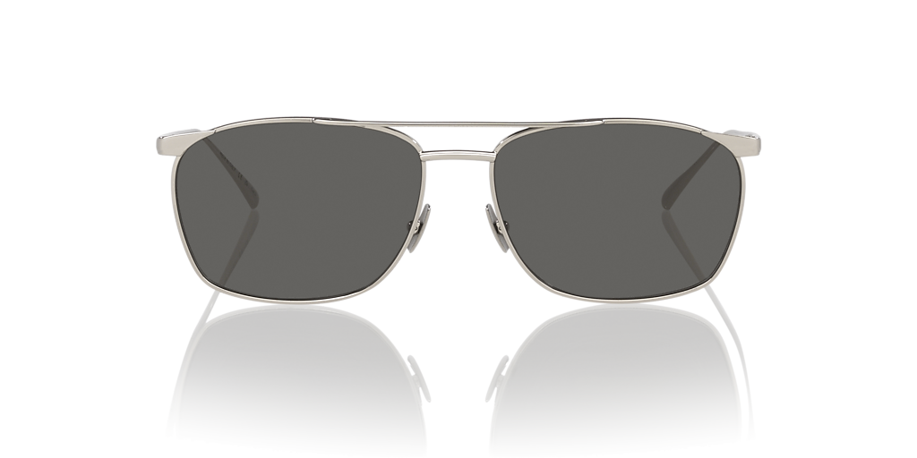 Saint Laurent SL 796 M (57 - 15) with Grey lenses and Silver frame