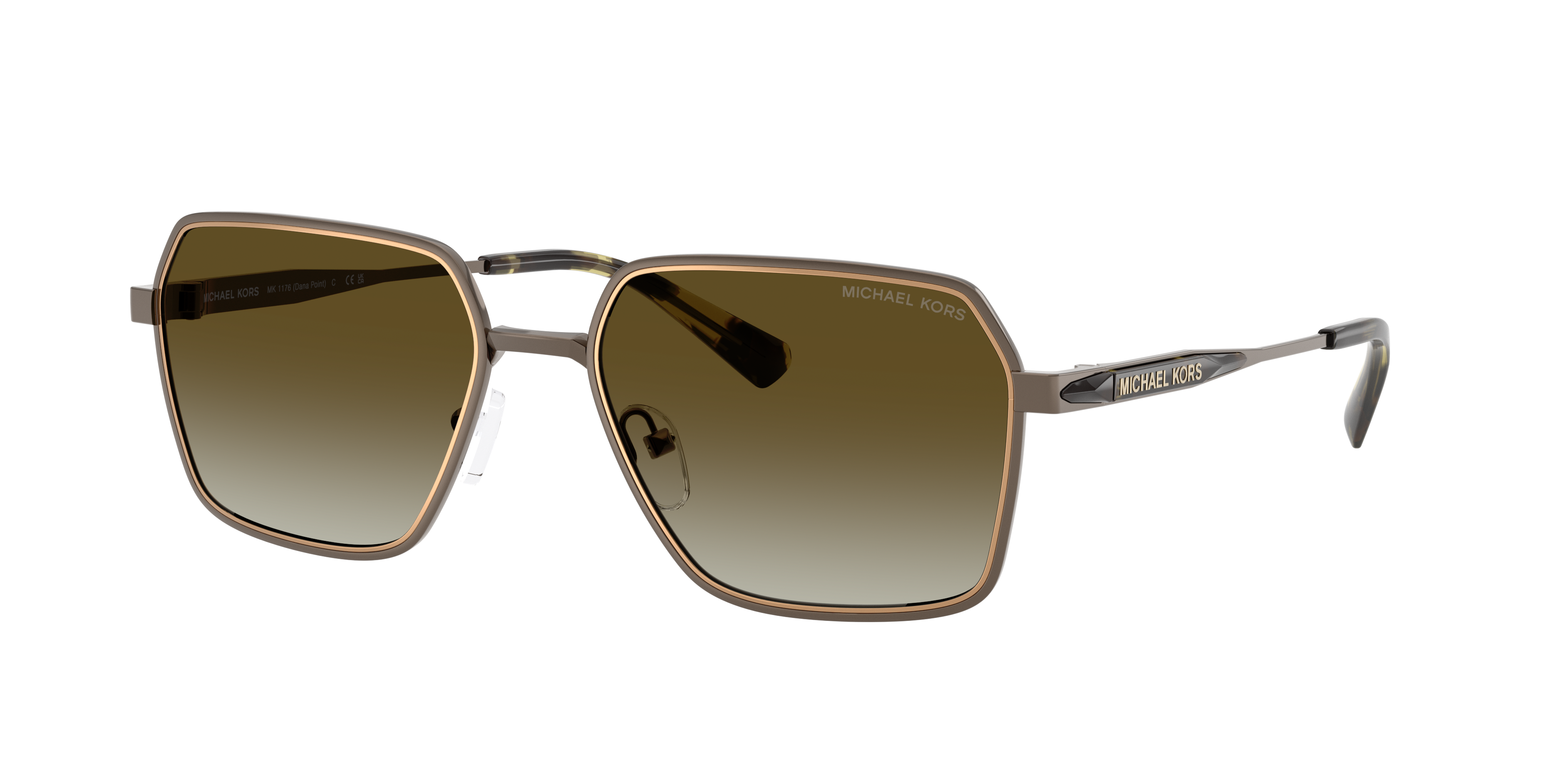 Michael Kors Man Sunglass Mk1176 Dana Point In Green