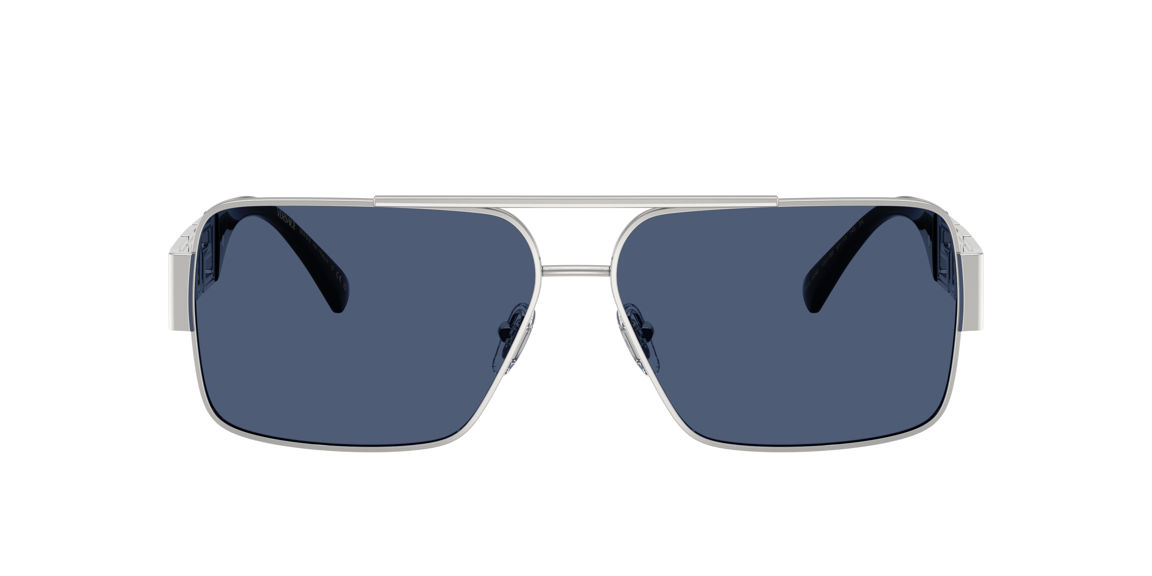 Versace VE2290 XL (61 - 13) with Blue lenses and Silver frame