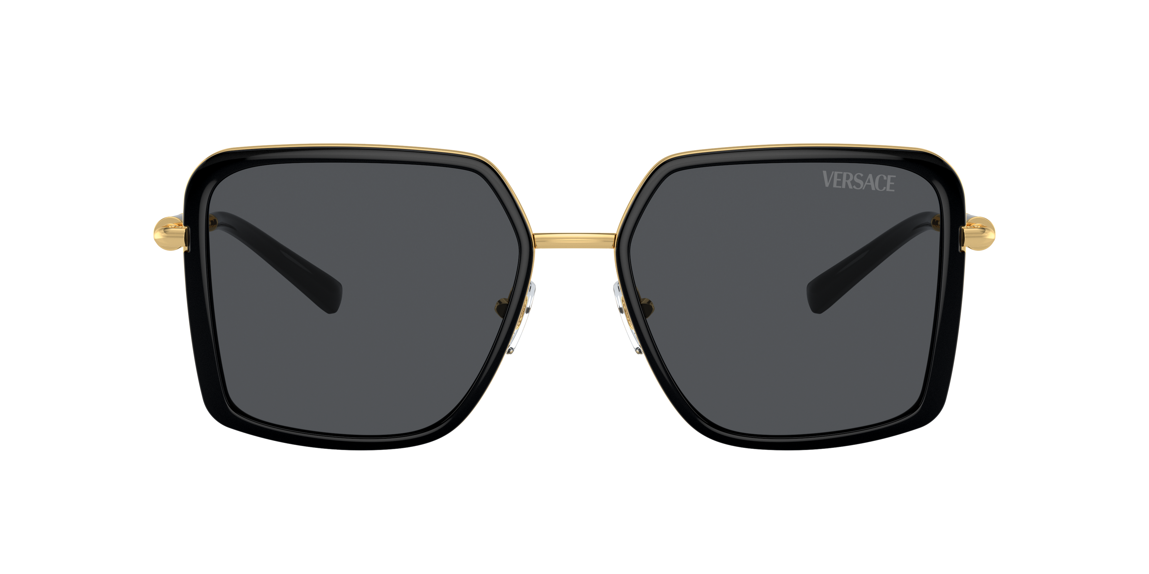 Versace VE2261 XXL (56 - 18) with Grey lenses and Black frame