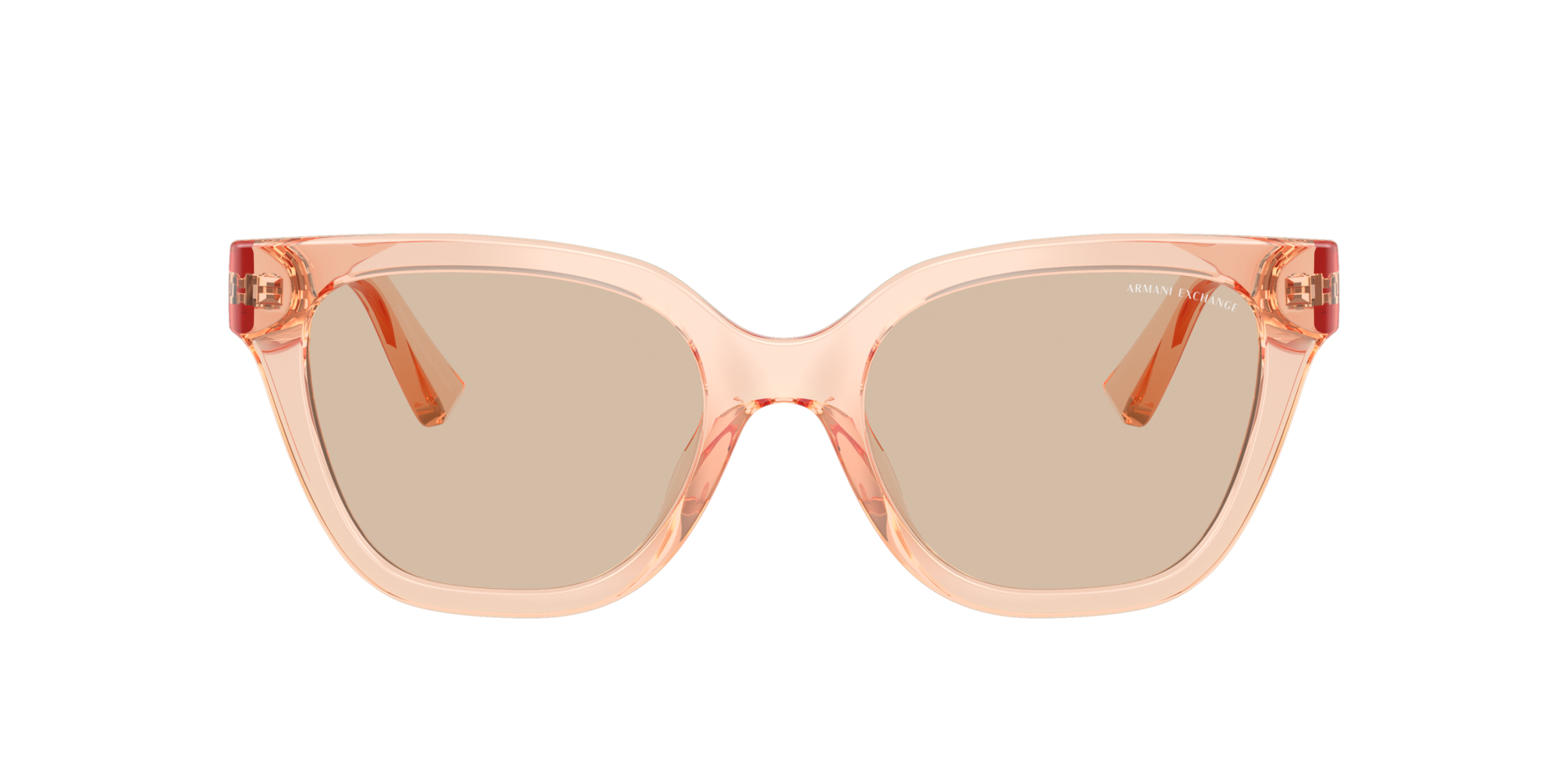 Y2K Armani Exchange A/X Oversize Sunglasses A/X 249/S Rose Pink Tortoise Armani Exchange AX4120S sunglasses for women in Opaline Pink main image 2