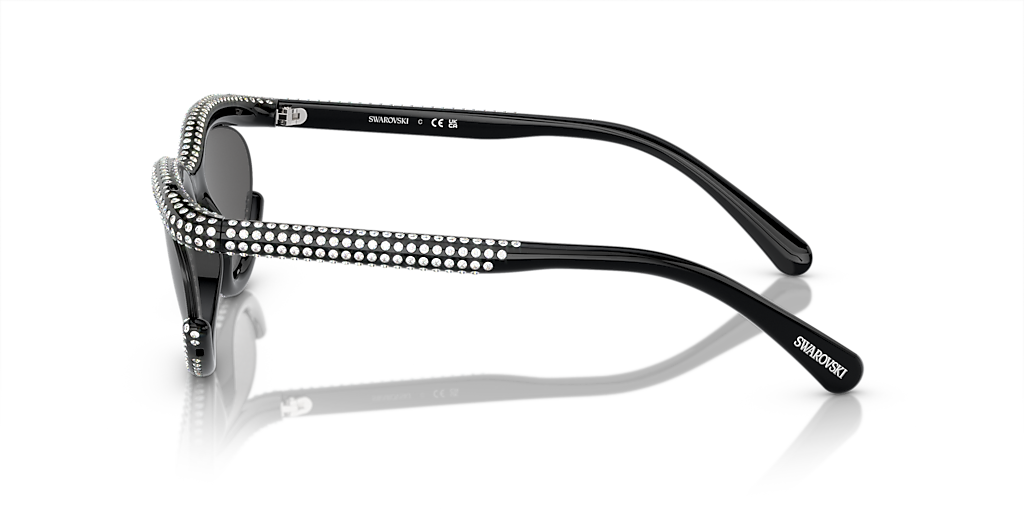 【送料,関税込】SWAROVSKI サングラス SK6006 サングラス, オーバルシェイプ, SK6006, ブラック | Swarovski