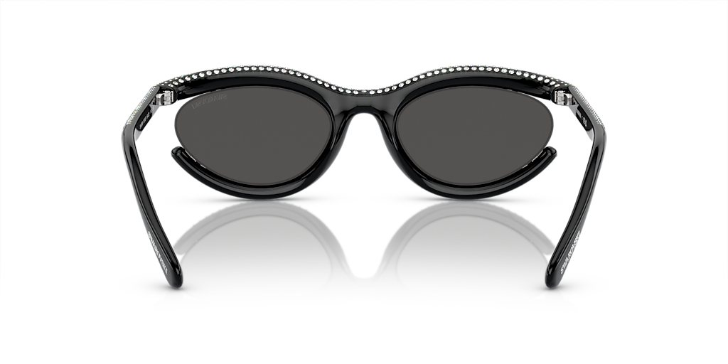 【送料,関税込】SWAROVSKI サングラス SK6006 Sunglasses, Square shape, SK6004, Black | Swarovski