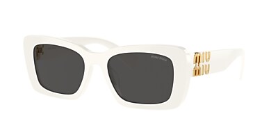 Miu Miu MU 07YS 53 Verlaufstönung Grau & Schwarz Sunglasses  