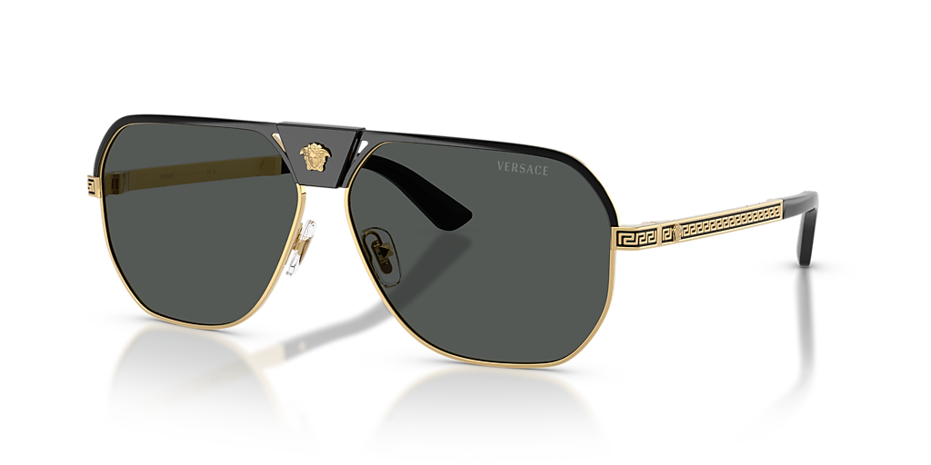 オ*カ様 G RAP!!BOMBSHELL/SIGNATURE SERIES Versace VE2294 XL (61 - 12) with Grey lenses and Black frame