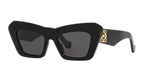 Loewe ロエベ サングラス LW40145I Loewe LW40145I S (52 - 21) with Grey lenses and Tortoise