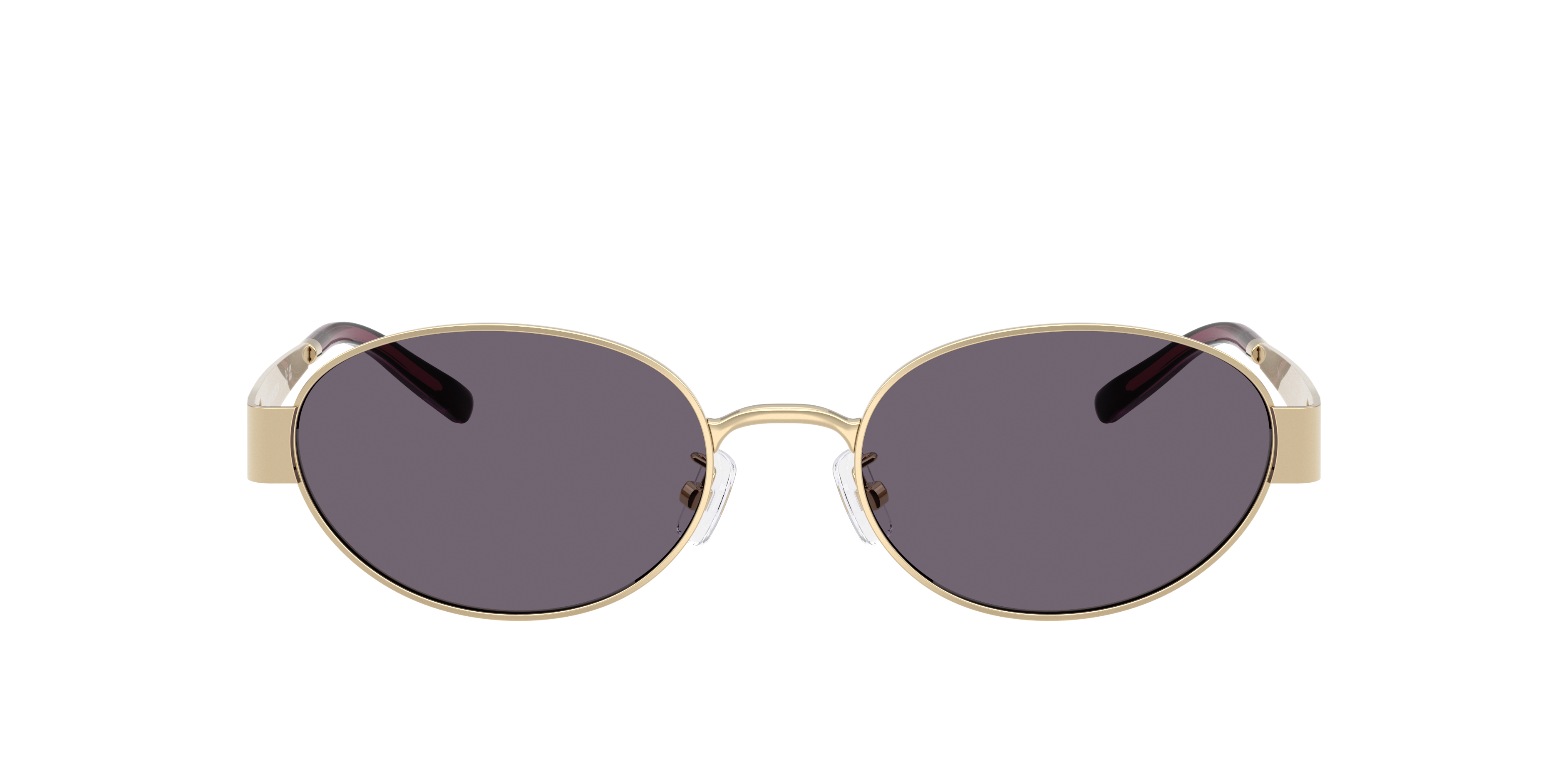 Tory Burch Miller Metal Oval Sunglasses In Gold