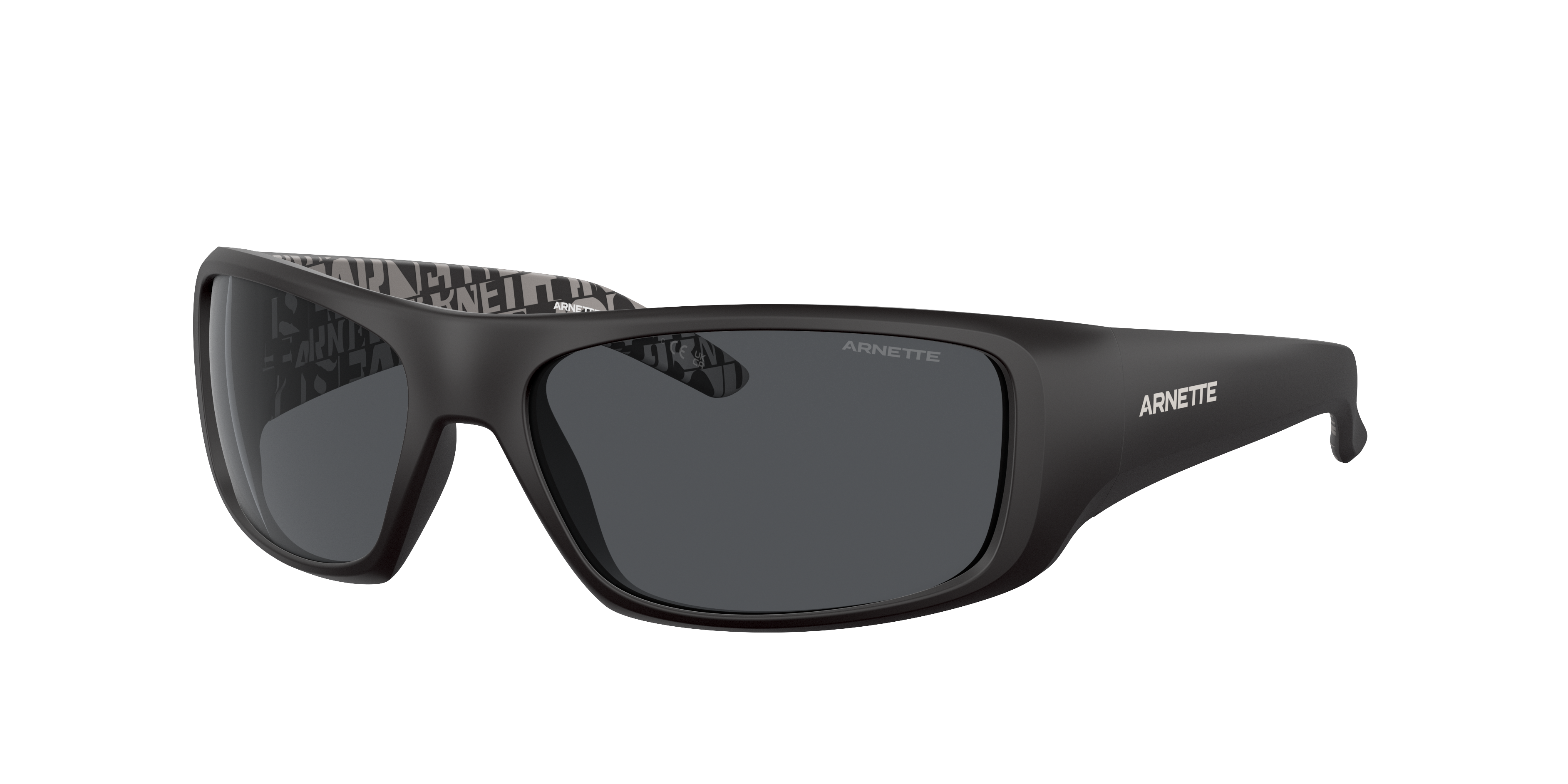 Arnette Man Sunglass AN4182 Hot Shot -  Frame color: Rubber Black, Lens color: Dark Grey