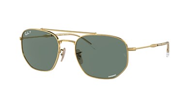 Ray-Ban RB3707 57 Grey & Gunmetal Polarized Sunglasses | Sunglass 