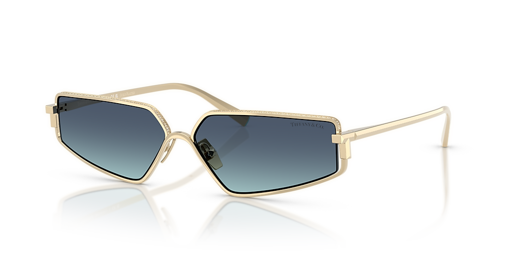 Tiffany & Co. TF3113KB XL (60 - 13) with Blue lenses and Gold