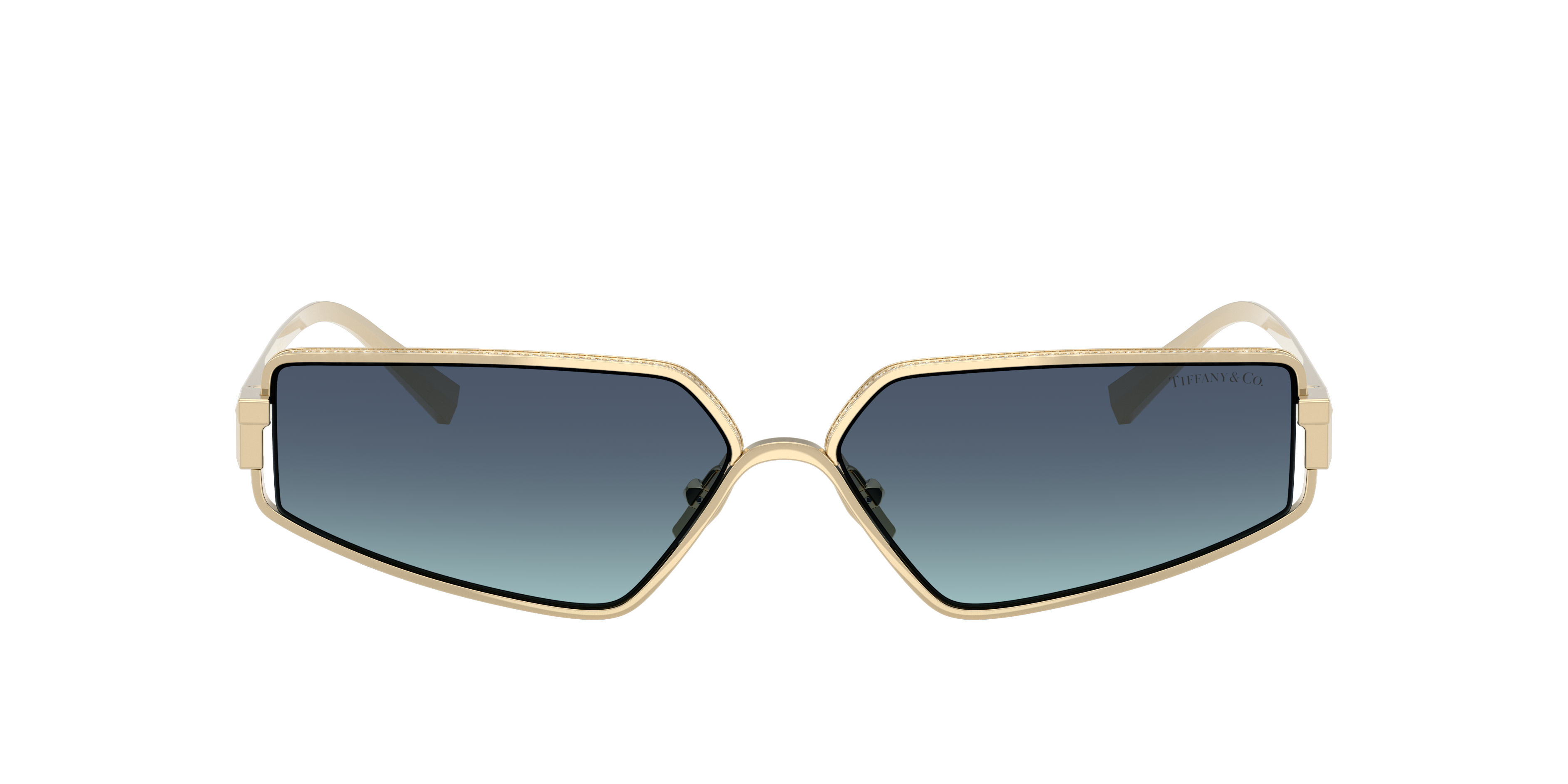 Tiffany & Co . Woman Sunglasses Tf3113kb In Azure Gradient Blue