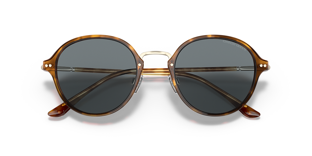 Giorgio Armani AR8139 XL (51 - 22) with Blue lenses and Tortoise