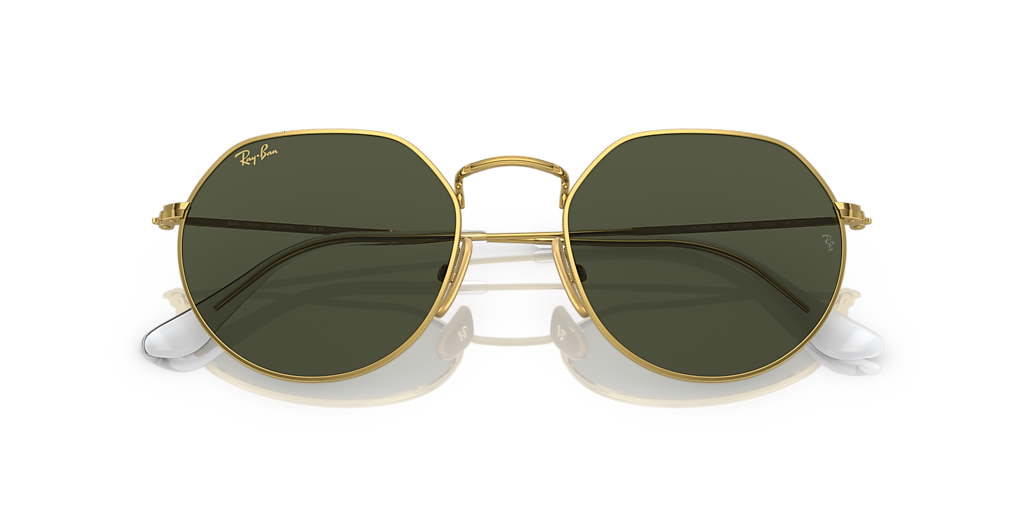 Ray-Ban RB8165 Jack Titanium M (53 - 20) with Green lenses and