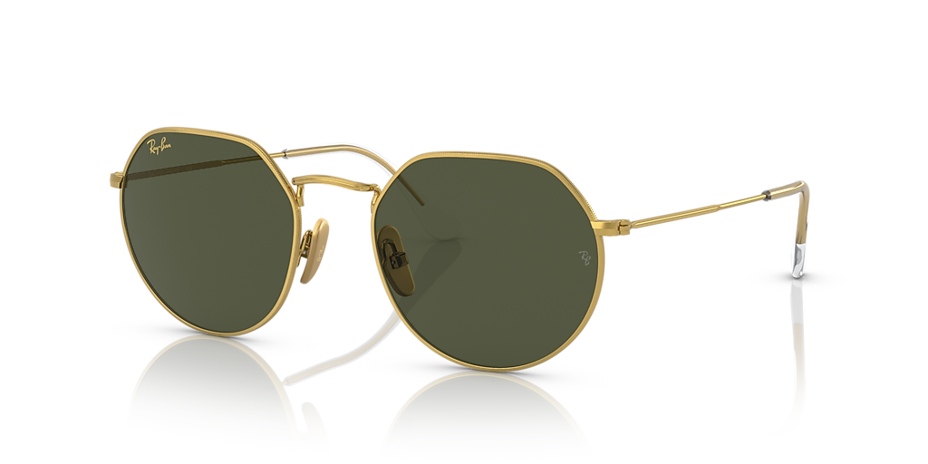 Ray-Ban RB8165 Jack Titanium M (53 - 20) with Green lenses and