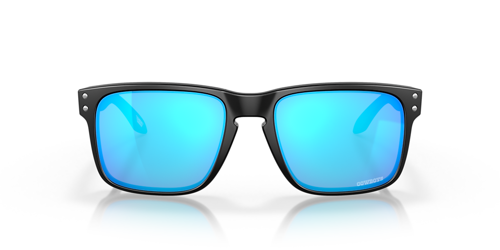 OAKLEY OO9102 Dallas Cowboys Holbrook Matte Black - Men Sunglasses, Prizm Sapphire Lens