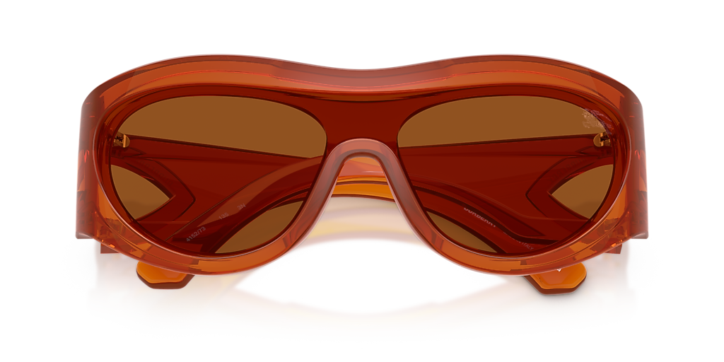 Burberry BE4465 L (0 - 138) with Brown lenses and Red frame