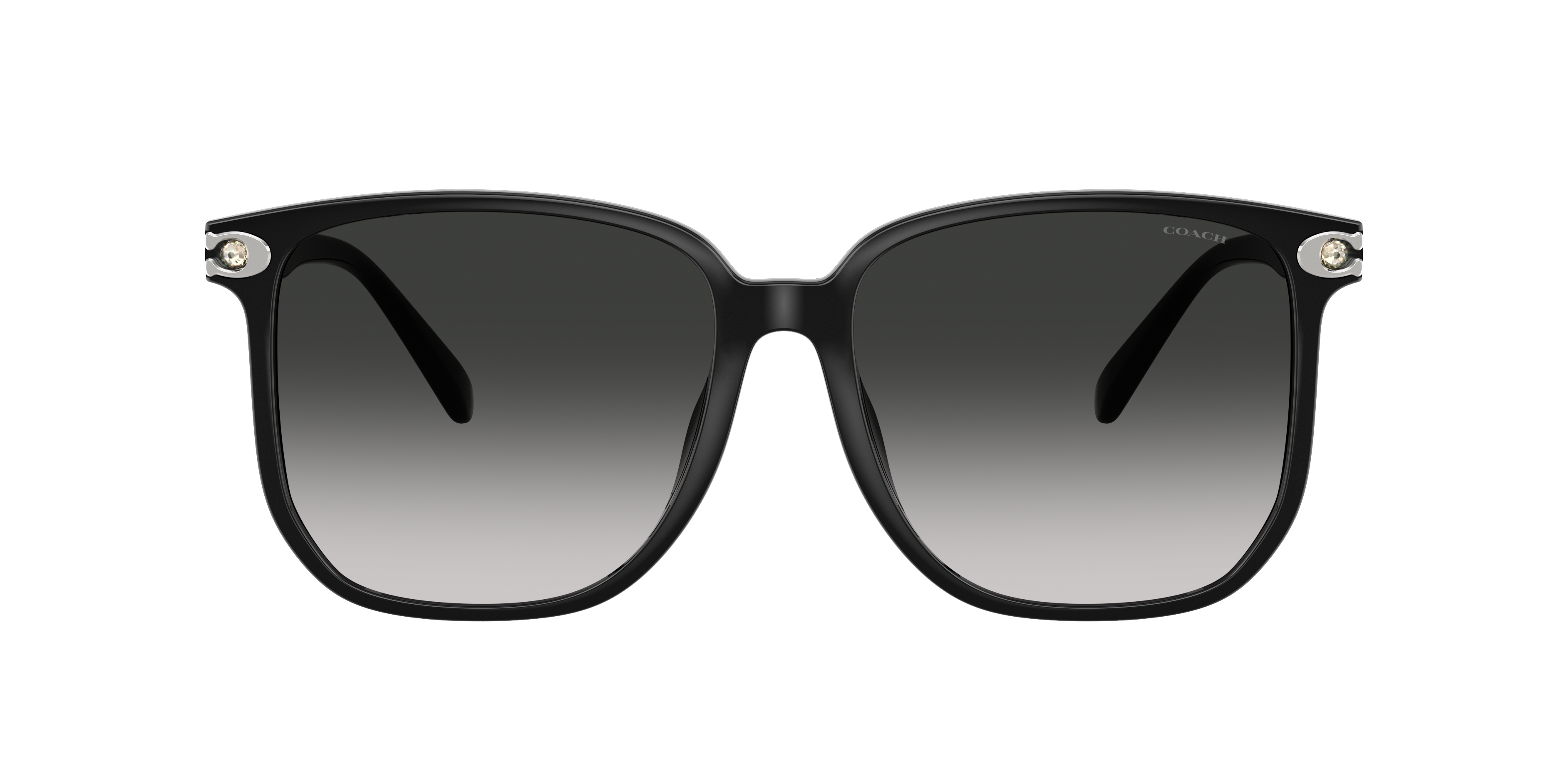 Coach Woman Sunglasses Hc8413bd Cw419 In Grey Gradient