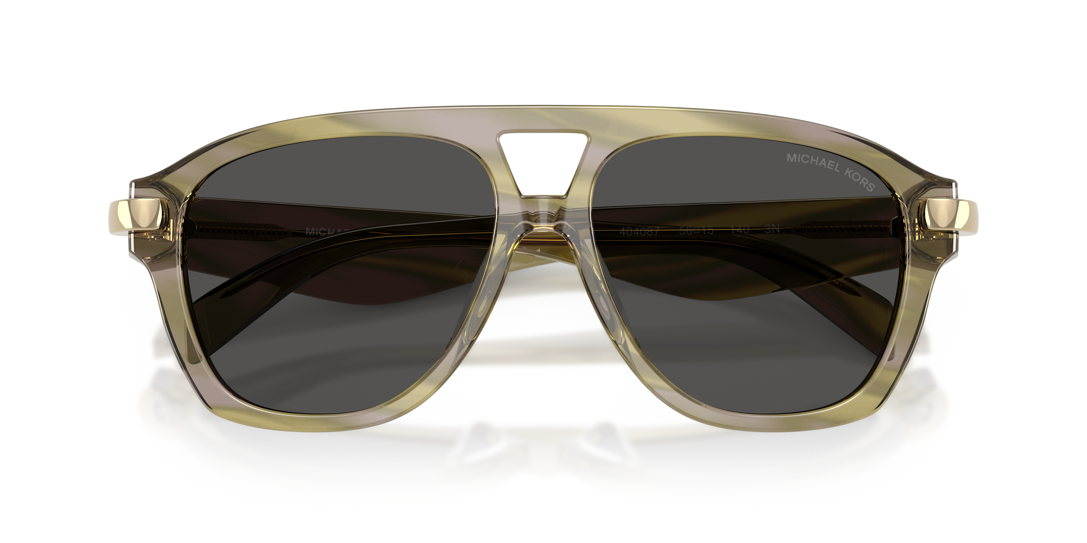 Michael Kors Grenada L (56 - 15) with Grey lenses and Green frame