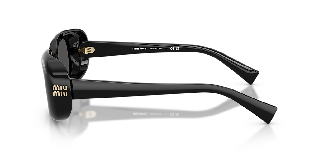 Miu Miu MU B13S S (52 - 22) with Grey lenses and Black frame
