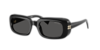 Miu Miu MU B13S S (52 - 22) with Grey lenses and Black frame