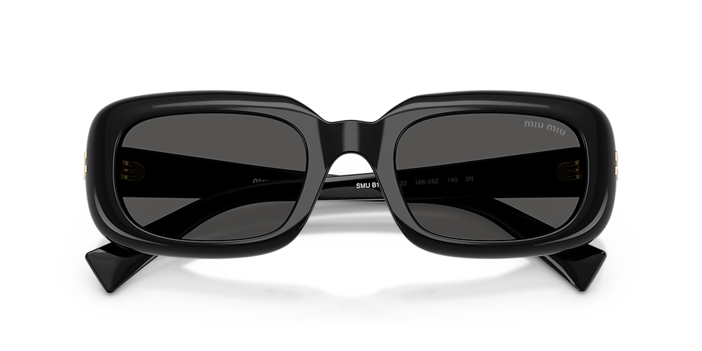 Miu Miu MU B13S S (52 - 22) with Grey lenses and Black frame
