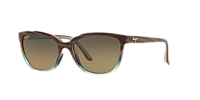 MAUI JIM 758 Honi Brown Blue - Women Sunglasses, HCLU+00AD Bronze Polarized Lens